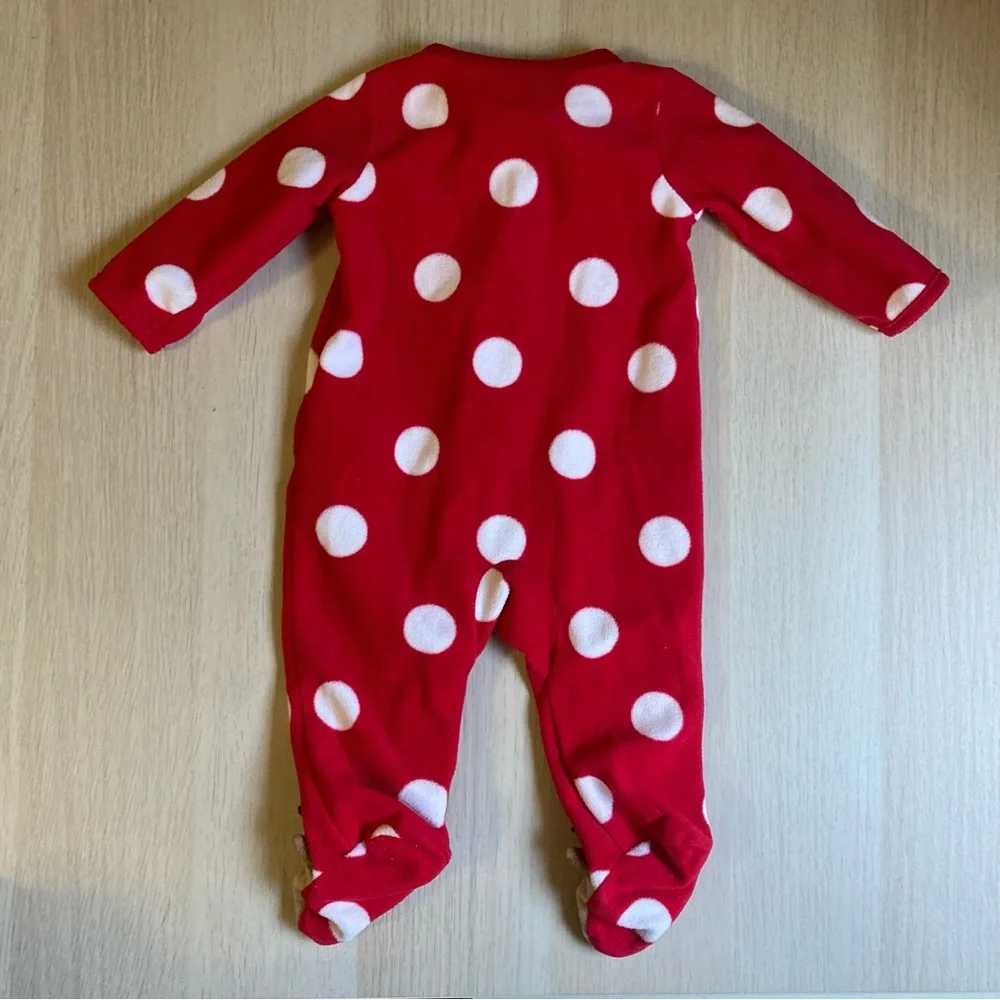 Christmas Onsies, 0-3 month, Carters baby footie pj’s pajamas